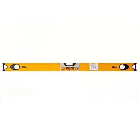 Рівень 80 см 3 капсули алюмінієва рамка 1 мм INGCO Рівень 80 см 3 капсули алюмінієва рамка 1 мм INGCO