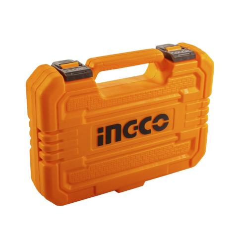 Набір торцевих головок із тріскачкою 1/4" 46 предметів INGCO INDUSTRIAL Набір торцевих головок із тріскачкою 1/4" 46 предметів INGCO INDUSTRIAL