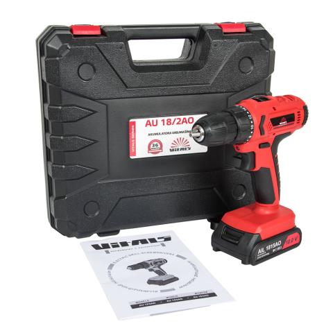 Дриль-шуруповерт акумуляторний Vitals AU 18/2AO Дриль-шуруповерт акумуляторний Vitals AU 18/2AO