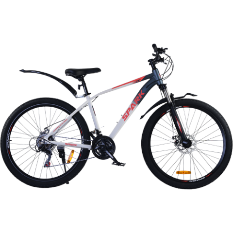 Велосипед SPARK LOFT (колеса - 27,5", алюмінієва рама - 17") світло-сірий із графітовим