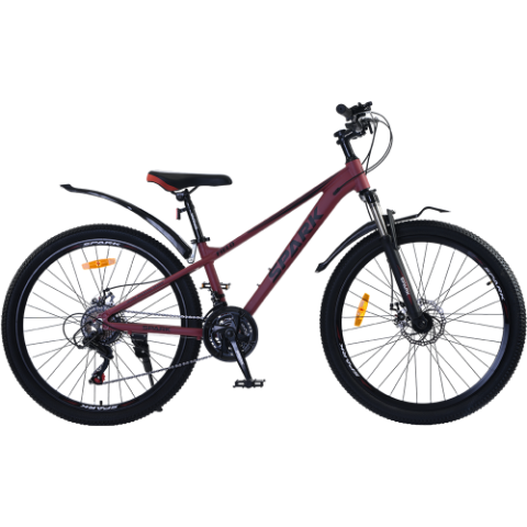 Велосипед SPARK FIELD (колеса - 26", алюмінієва рама - 13") вишневий