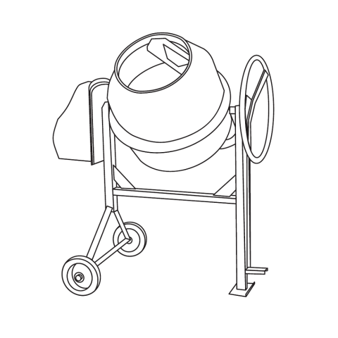 Бетонозмішувач Кентавр БМ-125-3НН
