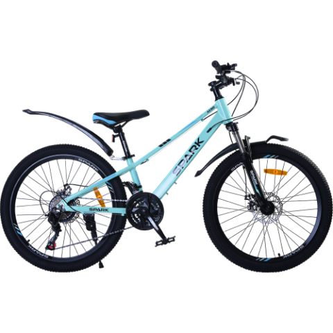 Велосипед SPARK AERO (колеса - 24", алюмінієва рама - 11") блакитний