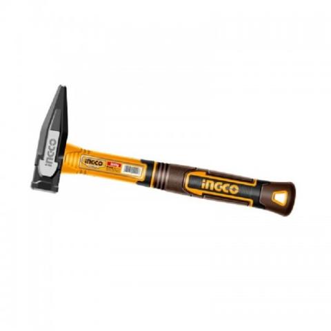 Молоток слюсарний фібергласове руківʼя 500 г INGCO Молоток слюсарний фібергласове руківʼя 500 г INGCO