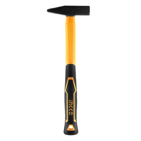 Молоток слюсарний фібергласова ручка 300 г INGCO Молоток слюсарний фібергласова ручка 300 г INGCO
