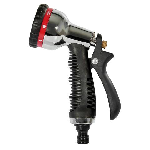 Пістолет-розпилювач 8-позиційний металевий хромований Vitals Master Пістолет-розпилювач 8-позиційний металевий хромований Vitals Master