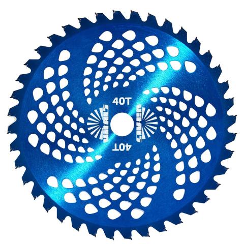 Ніж до мотокоси 40 зуб. (нерж.сталь) з гальванічним покриттям уп. Vitals Синій Ніж до мотокоси 40 зуб. (нерж.сталь) з гальванічним покриттям уп. Vitals Синій