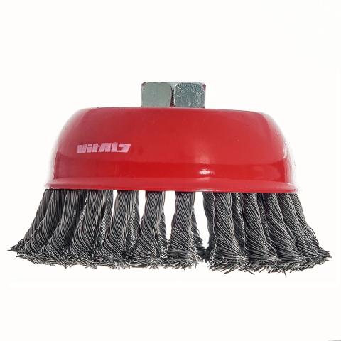 Щітка-чашка Vitals плетена сталь 125 мм М14, 0,5 мм Щітка-чашка Vitals плетена сталь 125 мм М14, 0,5 мм