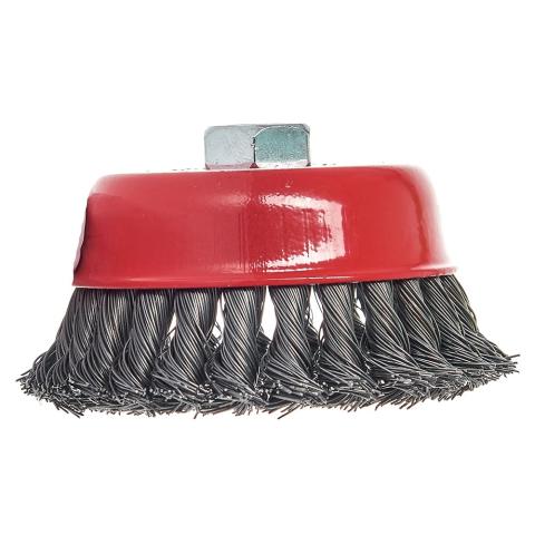 Щітка-чашка Vitals плетена сталь 100 мм М14, 0,5 мм Щітка-чашка Vitals плетена сталь 100 мм М14, 0,5 мм