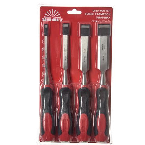 Набір стамесок 4 од. 6–12–19–25 мм Vitals Master Набір стамесок 4 од. 6–12–19–25 мм Vitals Master