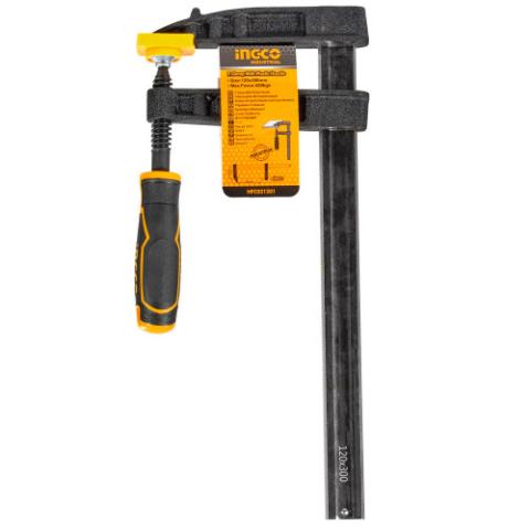Струбцина столярна тип-F 120×300 мм INGCO INDUSTRIAL Струбцина столярна тип-F 120×300 мм INGCO INDUSTRIAL