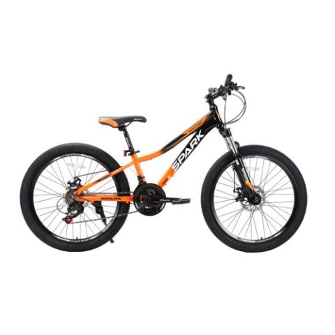 Велосипед SPARK MONTERO JR. (колеса - 24", алюмінієва рама - 11") оранжевий з чорним Велосипед SPARK MONTERO JR. (колеса - 24", алюмінієва рама - 11") оранжевий з чорним