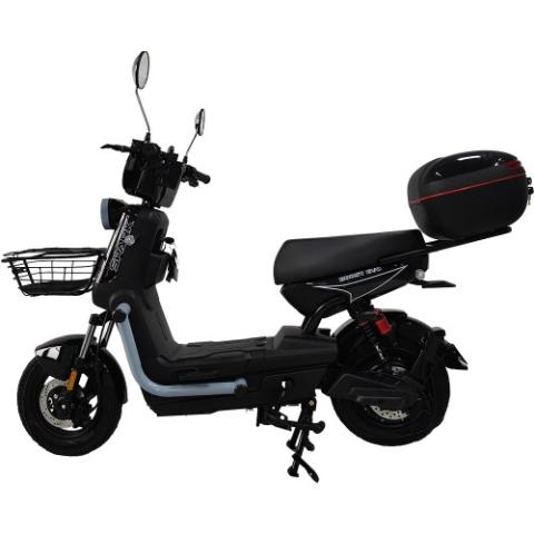 Велосипед з електромотором SPARK BOOST EVO 14" 72V/1200W/20Ah чорний із сірим