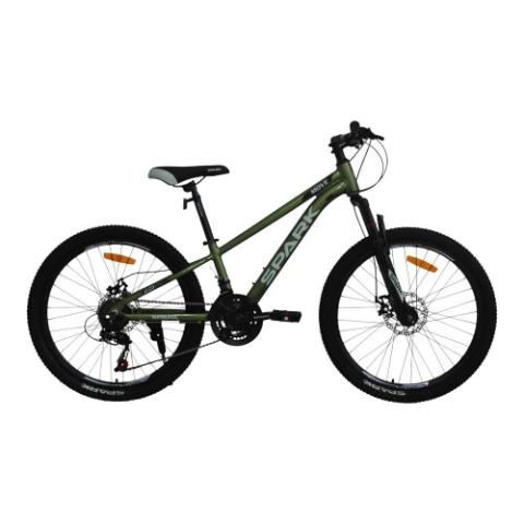 Велосипед SPARK MOVE (колеса - 24", алюмінієва рама - 11") темно-зелений Велосипед SPARK MOVE (колеса - 24", алюмінієва рама - 11") темно-зелений
