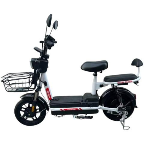 Велосипед з електромотором SPARK BLOOM 14" 48V/400W/12Ah Чорний Велосипед з електромотором SPARK BLOOM 14" 48V/400W/12Ah Чорний