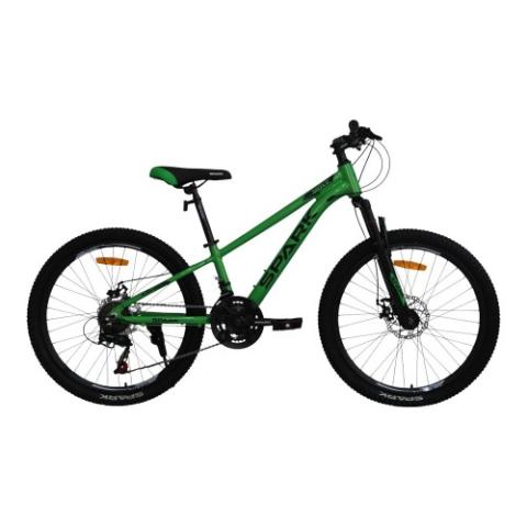 Велосипед SPARK MOVE (колеса - 24", алюмінієва рама - 11") зелений Велосипед SPARK MOVE (колеса - 24", алюмінієва рама - 11") зелений