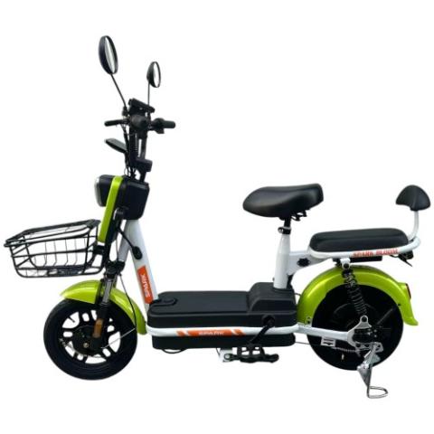 Велосипед з електромотором SPARK BLOOM 14" 48V/400W/12Ah Салатовий Велосипед з електромотором SPARK BLOOM 14" 48V/400W/12Ah Салатовий