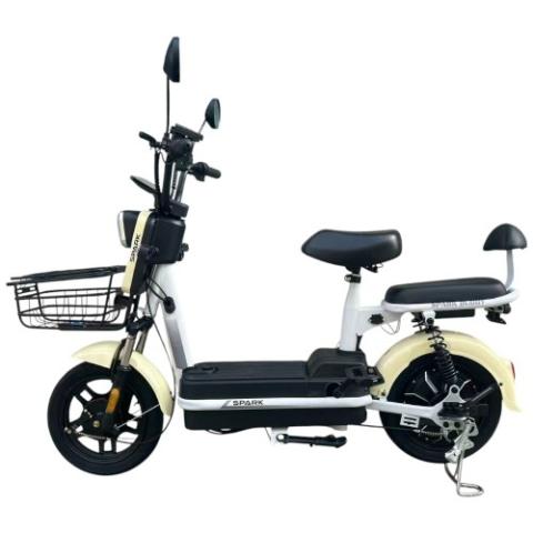 Велосипед з електромотором SPARK BUDDY 14" 48V/500W/12Ah Бежевий Велосипед з електромотором SPARK BUDDY 14" 48V/500W/12Ah Бежевий