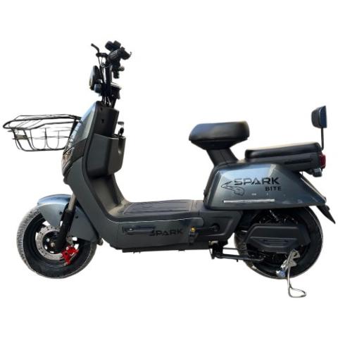 Велосипед з електромотором SPARK BITE 60V/1000W/20Ah 14" Сірий Велосипед з електромотором SPARK BITE 60V/1000W/20Ah 14" Сірий