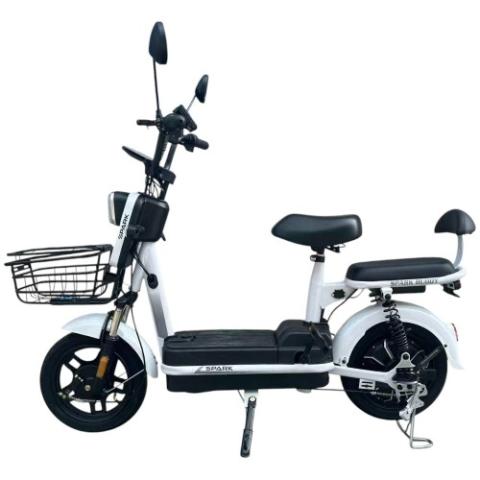 Велосипед з електромотором SPARK BUDDY 14" 48V/500W/12Ah Білий Велосипед з електромотором SPARK BUDDY 14" 48V/500W/12Ah Білий