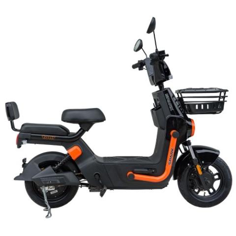Велосипед з електромотором SPARK TOUR 14» 60V/500W/20Ah Чорний з помаранчевим Велосипед з електромотором SPARK TOUR 14» 60V/500W/20Ah Чорний з помаранчевим
