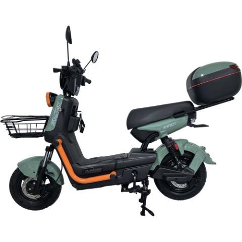 Велосипед з електромотором SPARK BOOST 14" 72V/1200W/25Ah зелена шавлія Велосипед з електромотором SPARK BOOST 14" 72V/1200W/25Ah зелена шавлія