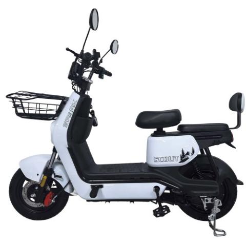 Велосипед з електромотором SPARK SCOUT 14" 60V/1000W/25Ah білий