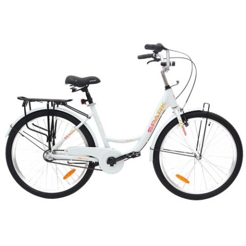 Велосипед SPARK PLANET-3 VENERA (алюмінієва рама - 17", колеса 26") білий з жовтим