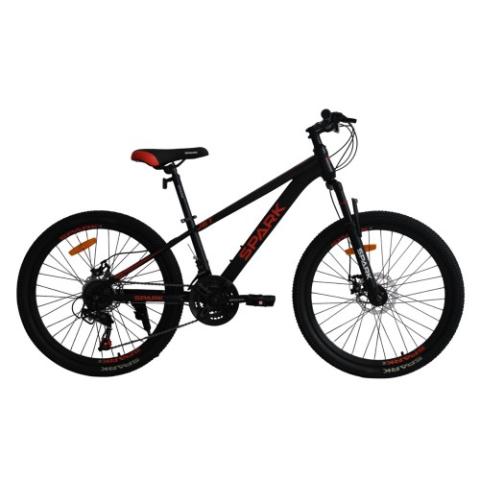 Велосипед SPARK JET (колеса - 24", сталева рама - 12") чорний Велосипед SPARK JET (колеса - 24", сталева рама - 12") чорний