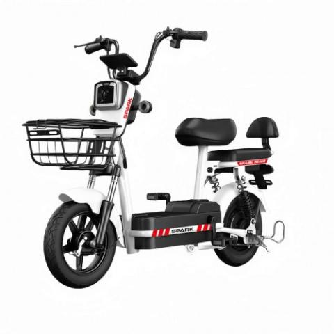 Велосипед з електромотором SPARK BEAM 14" 48V/400W/12Ah Білий Велосипед з електромотором SPARK BEAM 14" 48V/400W/12Ah Білий