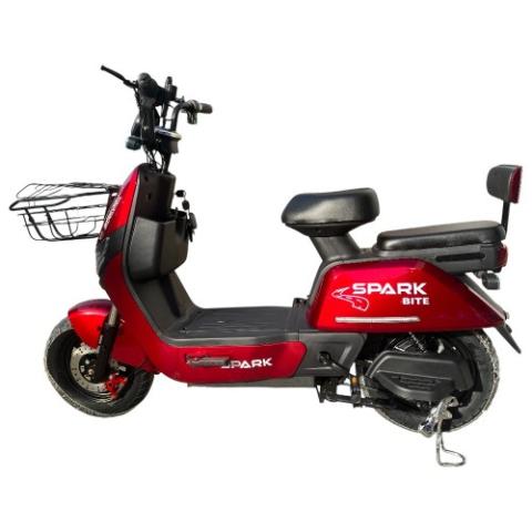 Велосипед з електромотором SPARK BITE 60V/1000W/20Ah 14" Червоний Велосипед з електромотором SPARK BITE 60V/1000W/20Ah 14" Червоний