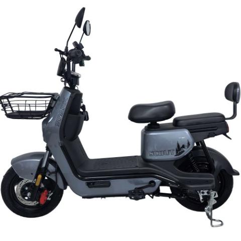 Велосипед з електромотором SPARK SCOUT 14" 60V/1000W/25Ah сірий