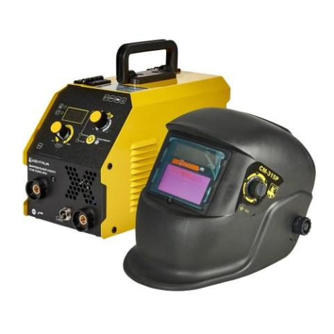 Комплект: зварювальний апарат Кентавр СПАВ-250 NG Mini + маска Кентавр СМ-315Р (1+1) Комплект: зварювальний апарат Кентавр СПАВ-250 NG Mini + маска Кентавр СМ-315Р (1+1)