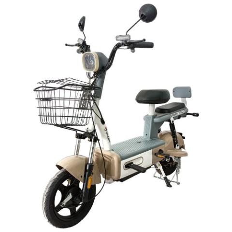 Велосипед з електродвигуном  SPARK VOLT 14" 48V/400W/12Ah Бежевий