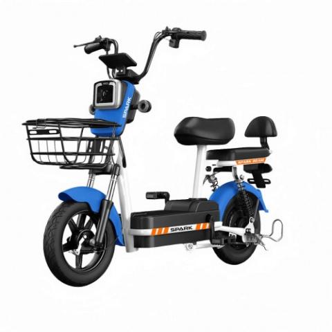 Велосипед з електромотором SPARK BEAM 14" 48V/400W/12Ah Синій Велосипед з електромотором SPARK BEAM 14" 48V/400W/12Ah Синій