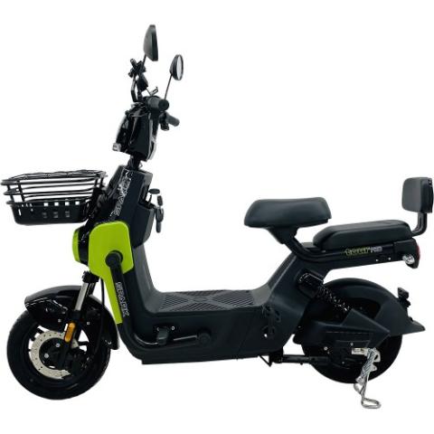 Велосипед з електромотором SPARK TOUR PRO 14" 60V/1000W/20Ah чорний із зеленим