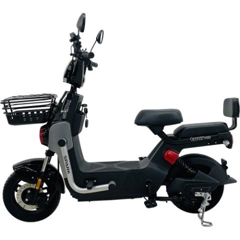 Велосипед з електромотором SPARK TOUR PRO 14" 60V/1000W/20Ah чорний із сірим Велосипед з електромотором SPARK TOUR PRO 14" 60V/1000W/20Ah чорний із сірим