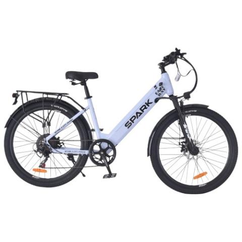 Велосипед з електромотором SPARK E-CITY EASY WAY 17" 48V/500W/12,5Ah блакитний Велосипед з електромотором SPARK E-CITY EASY WAY 17" 48V/500W/12,5Ah блакитний