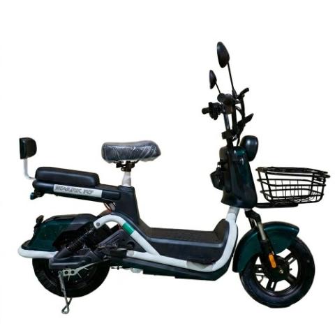 Велосипед з електромотором SPARK R7 14" 60V/800W/25Ah зелений