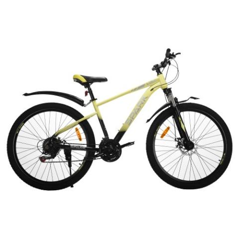 Велосипед SPARK VIBE (колеса - 27,5", сталева рама - 17") лаймовий з чорним Велосипед SPARK VIBE (колеса - 27,5", сталева рама - 17") лаймовий з чорним