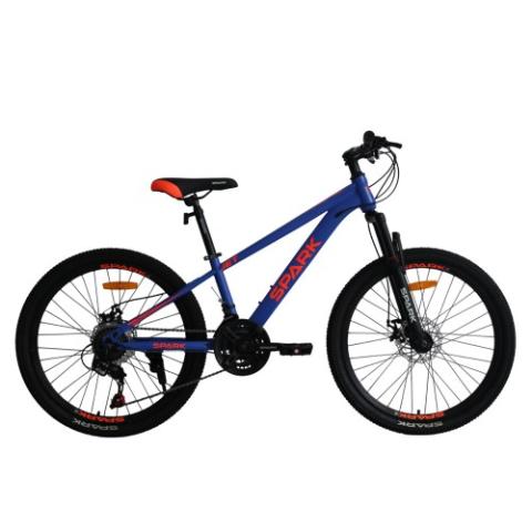 Велосипед SPARK JET (колеса - 24", сталева рама - 12") синій