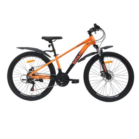 Велосипед SPARK PLEASURE (колеса - 26", алюмінієва рама - 13") помаранчевий з чорним Велосипед SPARK PLEASURE (колеса - 26", алюмінієва рама - 13") помаранчевий з чорним