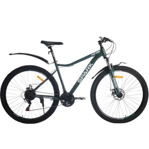 Велосипед SPARK VECTOR (колеса – 29", сталева рама – 19") темно-зелений Велосипед SPARK VECTOR (колеса – 29", сталева рама – 19") темно-зелений