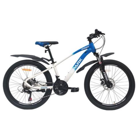Велосипед SPARK DELIGHT (колеса - 24", алюмінієва рама - синій з білим Велосипед SPARK DELIGHT (колеса - 24", алюмінієва рама - синій з білим