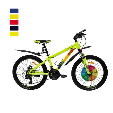 Велосипед SPARK FORESTER 11 24 лаймовий (колеса - 24", сталева рама - 11") Велосипед SPARK FORESTER 11 24 лаймовий (колеса - 24", сталева рама - 11")