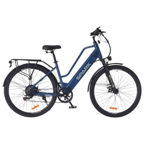 Велосипед з електромотором SPARK E-CITY EASY GO 18" 48V/500W/12,5Ah синій