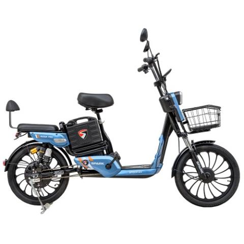 Велосипед з електромотором SPARK RIDER PRO 14" 48V/650W/20Ah Синій Велосипед з електромотором SPARK RIDER PRO 14" 48V/650W/20Ah Синій