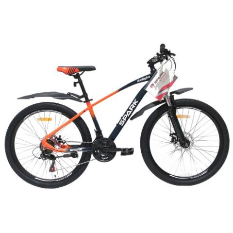 Велосипед SPARK DELIGHT (колеса - 26", алюмінієва рама - 15") синій з помаранчевим