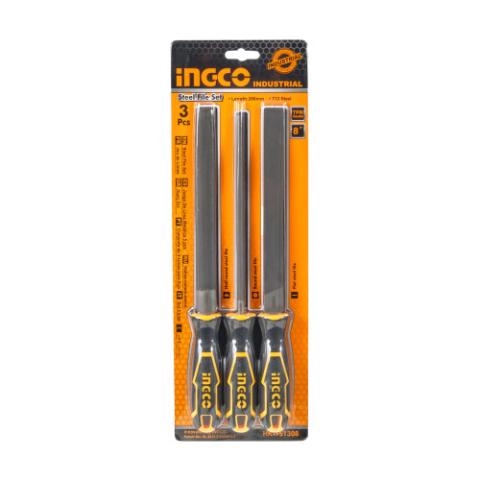 Набір напилків 200 мм 3 шт. INGCO