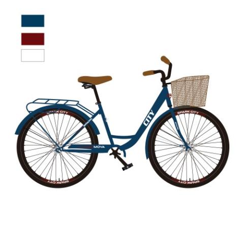 Велосипед SPARK CITY MOVA (колеса - 28", стальна рама - 18) темно-синій Велосипед SPARK CITY MOVA (колеса - 28", стальна рама - 18) темно-синій